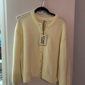 Daily Drills Butter Cardigan